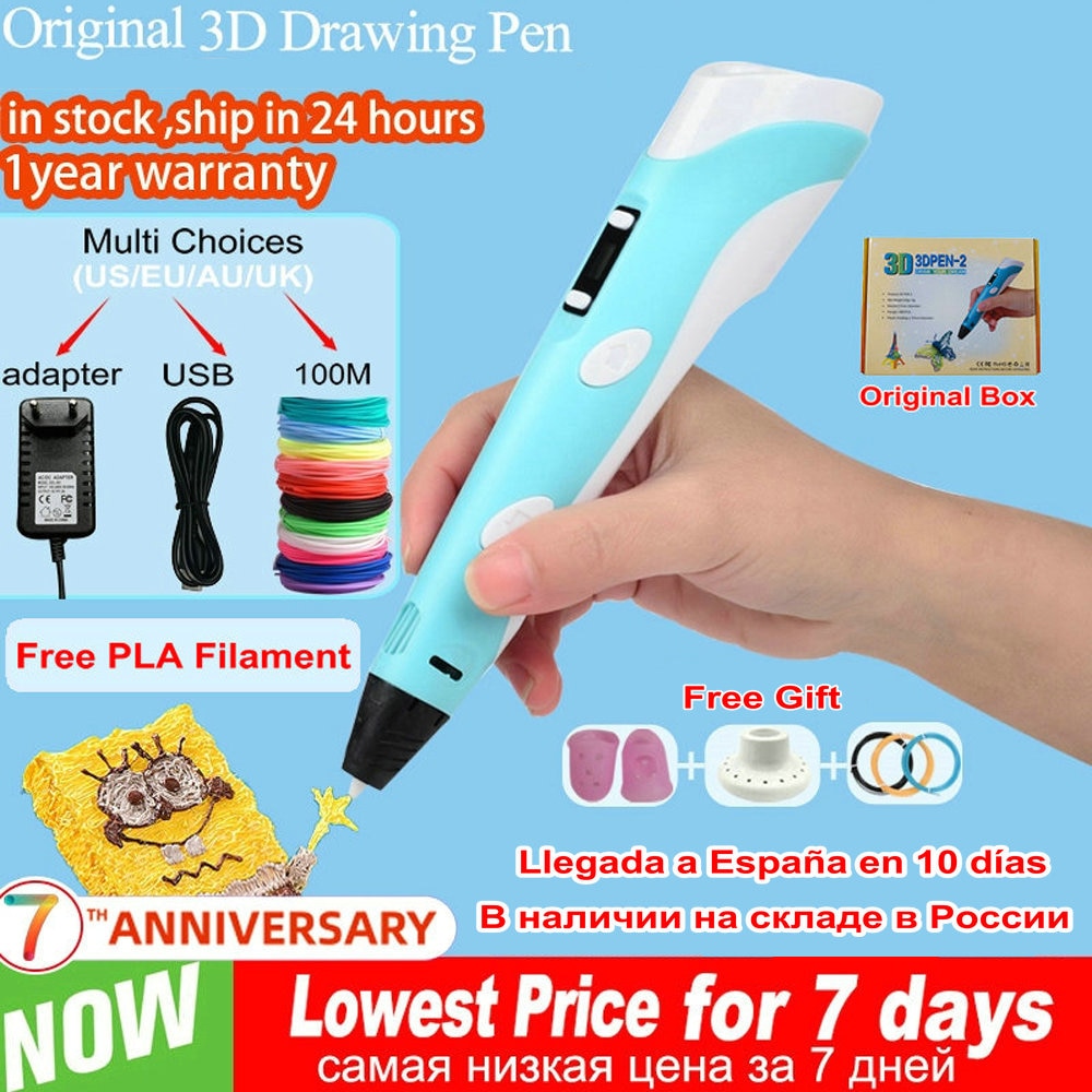 3D Drawing Printing Pen with LCD