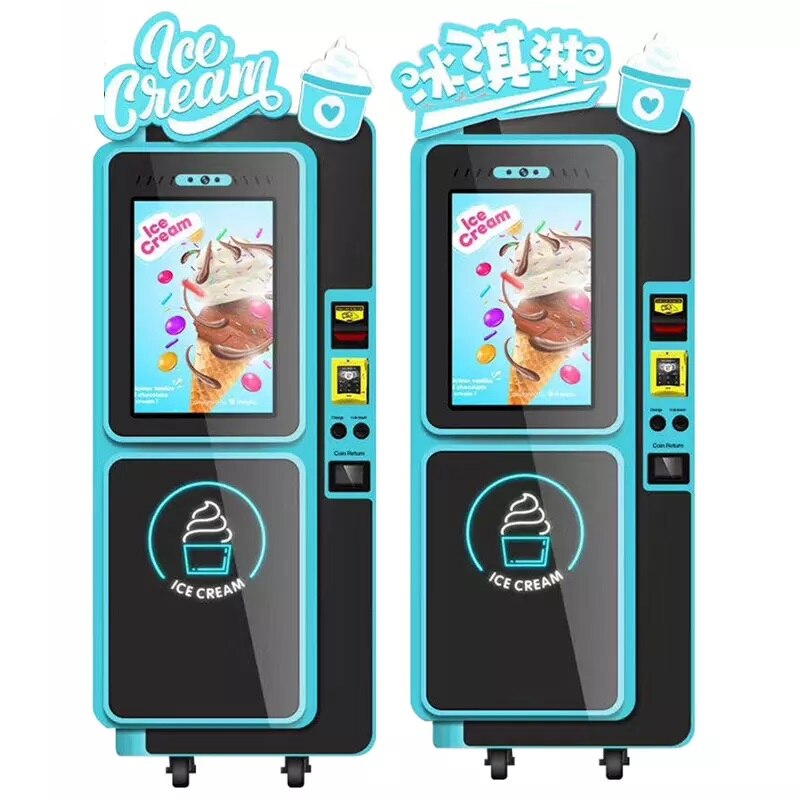 Ice cream robot vending machine!