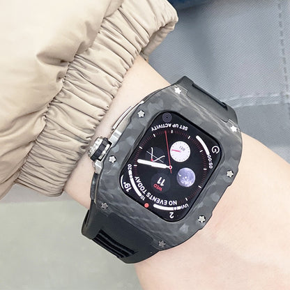 Merlin Carbon Fiber Modification Kit for Apple Watch (screwless)