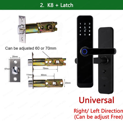 K8 Tuya Wifi Smart Door Lock