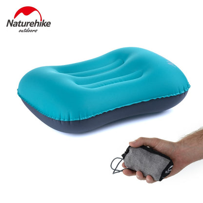 Naturehike Updated Inflatable Pillow Camping Air Pillow Ultralight Hiking Sleeping Pillow Outdoor Compressible Travel Pillow