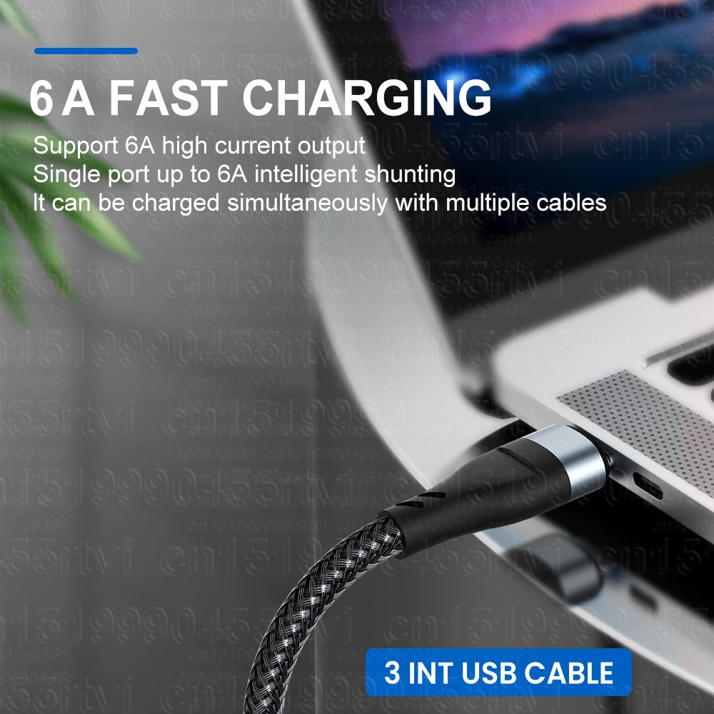 6A 3 in 1 SuperCharging Cable