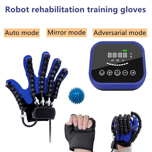 Massagehandschuh Rehabilitationsroboterhandschuh Handrehabilitationsgerät für Schlaganfall Hemiplegie Handfunktionswiederherstellung Fingertrainer