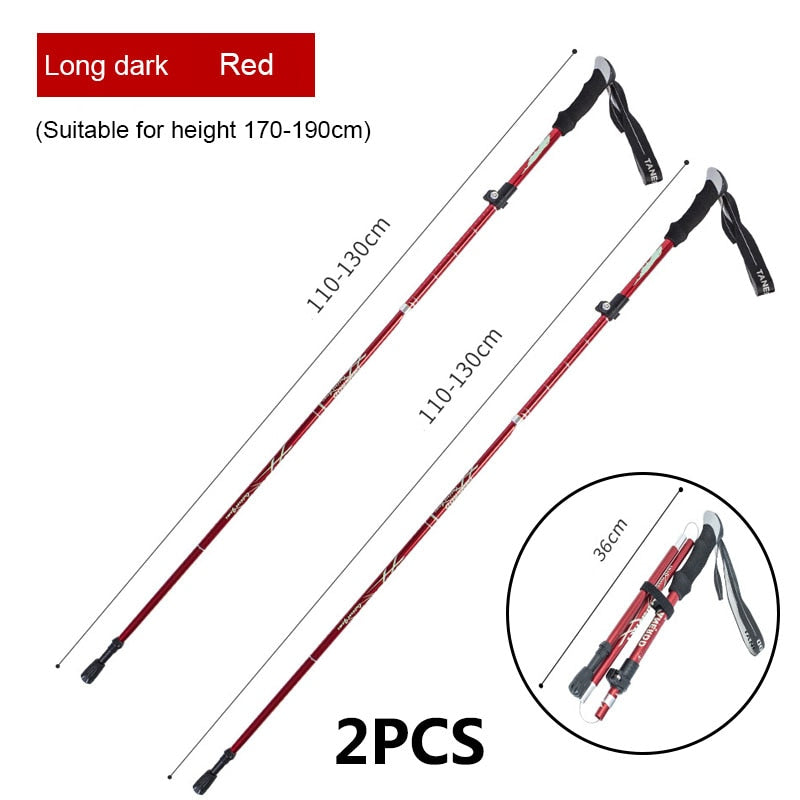 Ultralight Folding Multifunction Trekking Pole