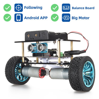 Smart 2WD Robot Starter Automation Kit