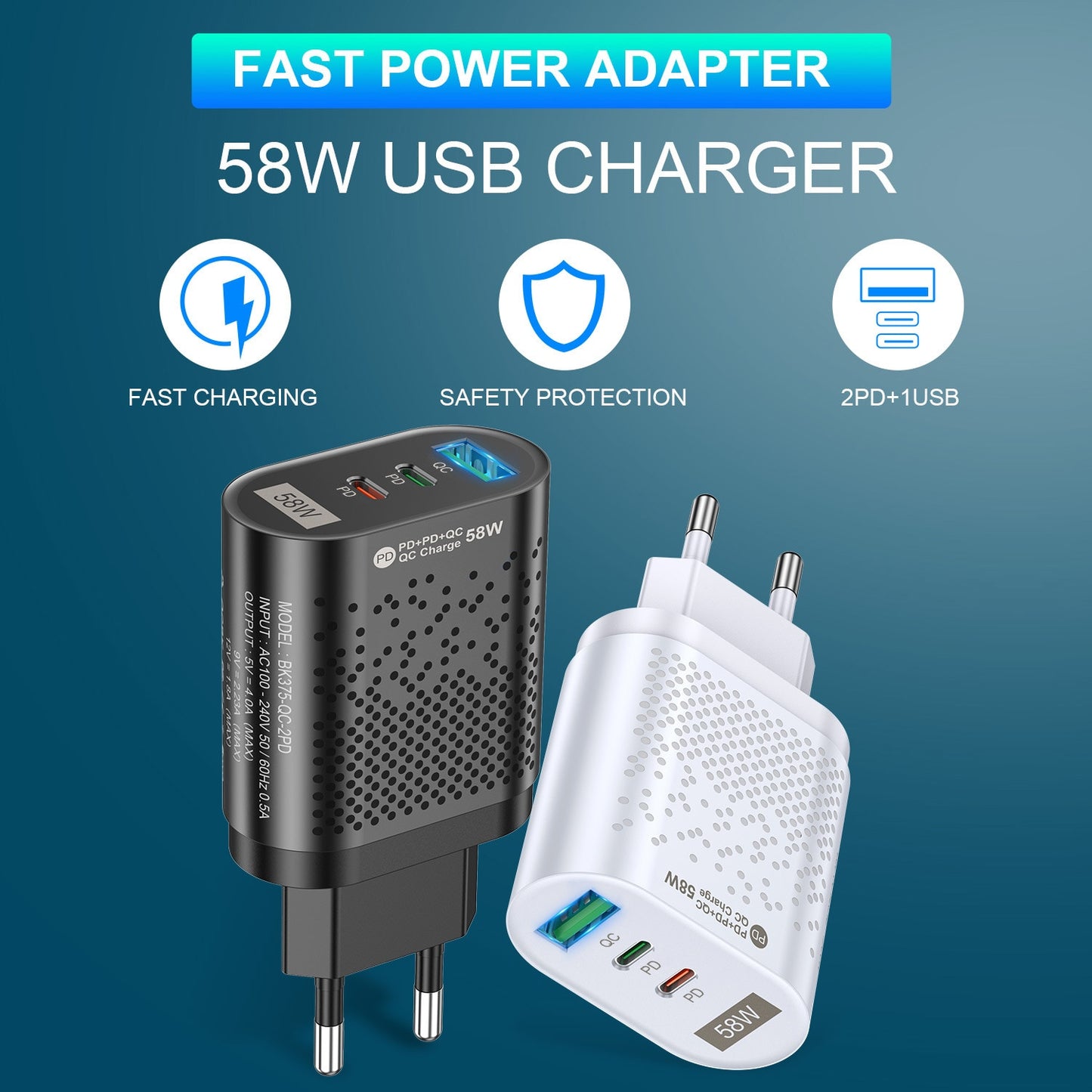 58W USB C Charger