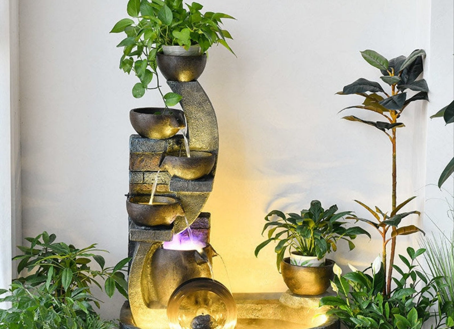 indoor and outdoor circulating resin fountain