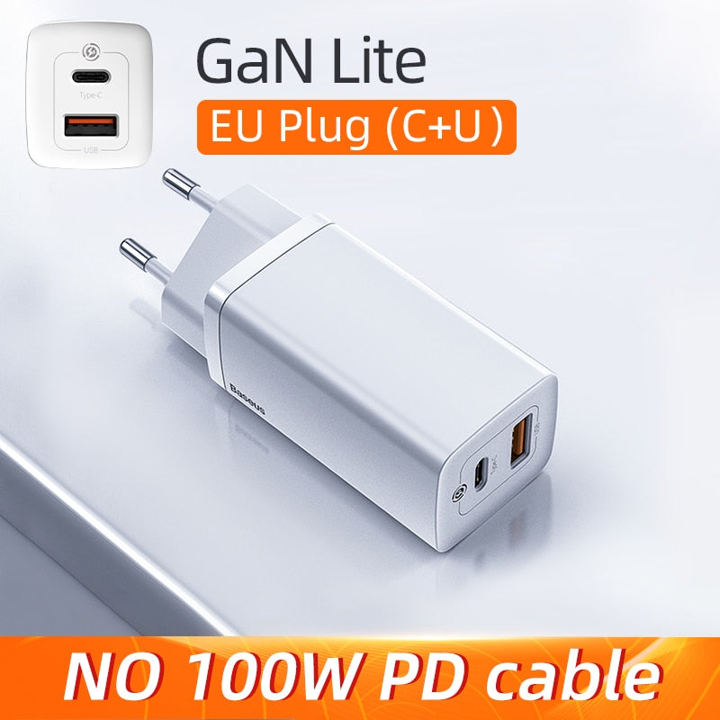 GaN 65W USB C Charger