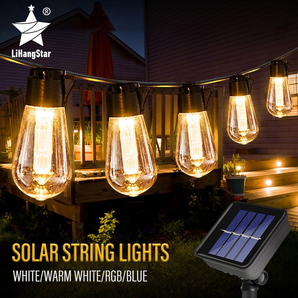 LED Solar String Lights IP65