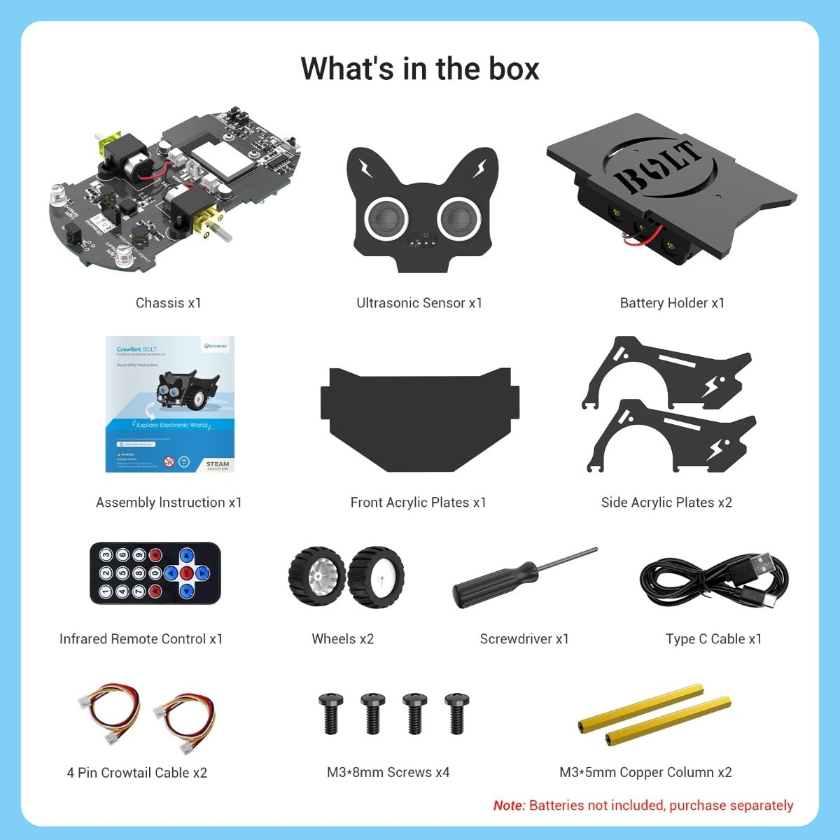 CrowBot BOLT Robot Car Kit