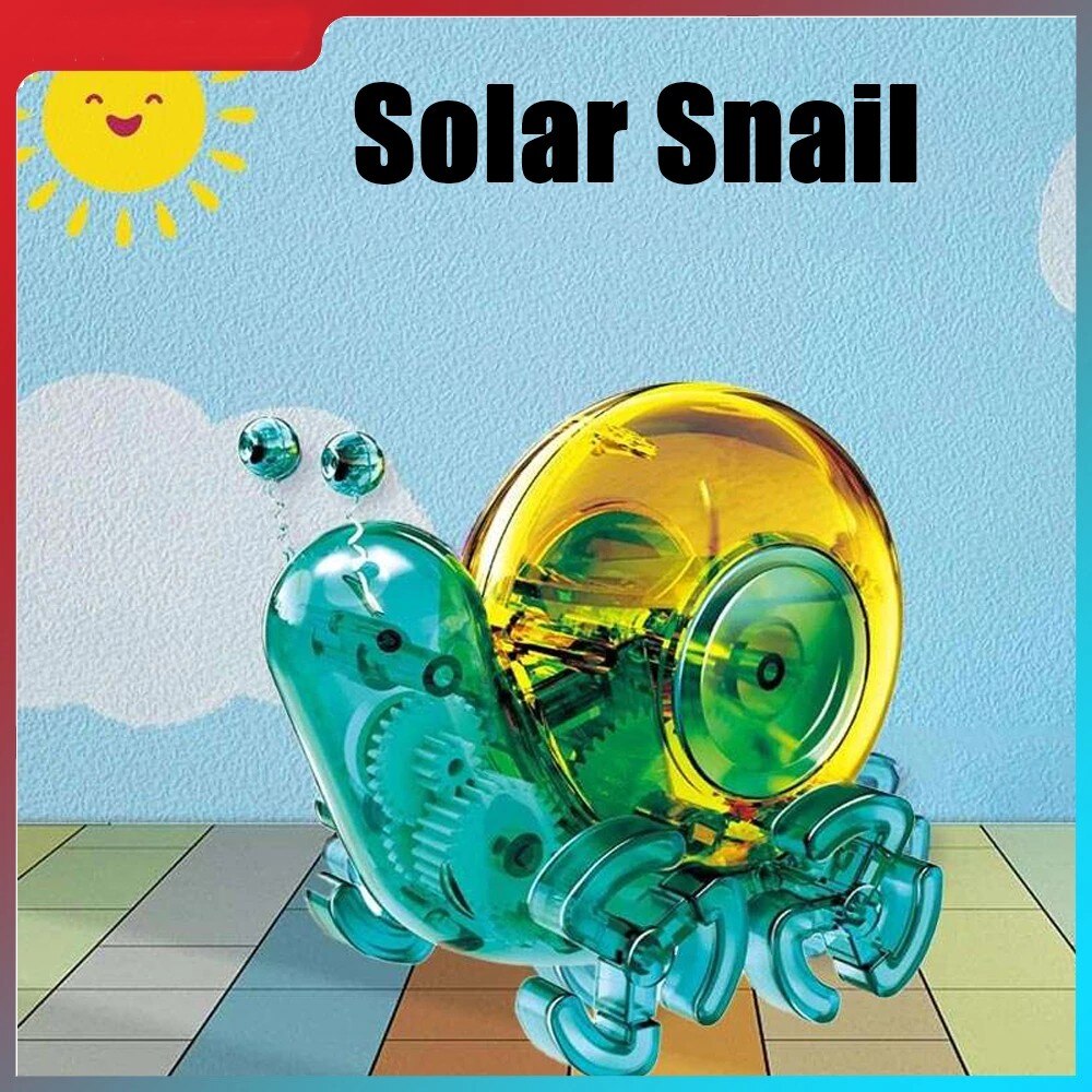 DIY Solar Snail Power Robot