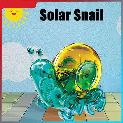 DIY Solar Snail Power Robot