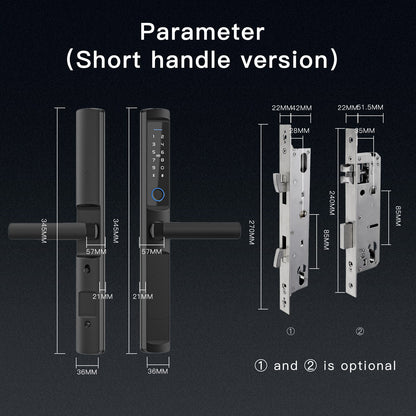 IP66 aluminum lock