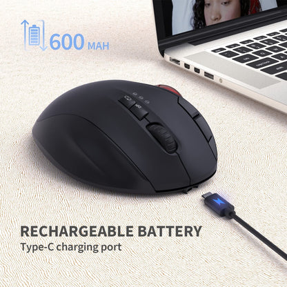 2.4G+Bluetooth Trackball Mouse