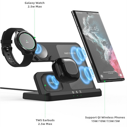 3 in 1 Charger Wireless Charging Station