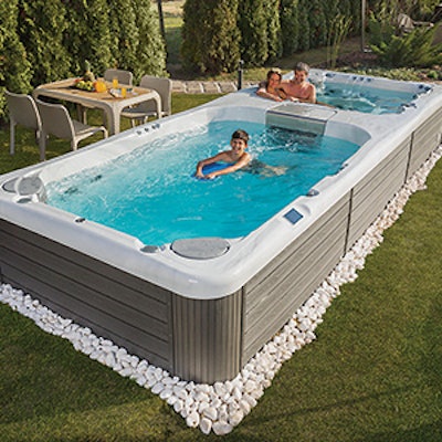 Multi-person Surfing Jacuzzi Super Large Swimming Pool