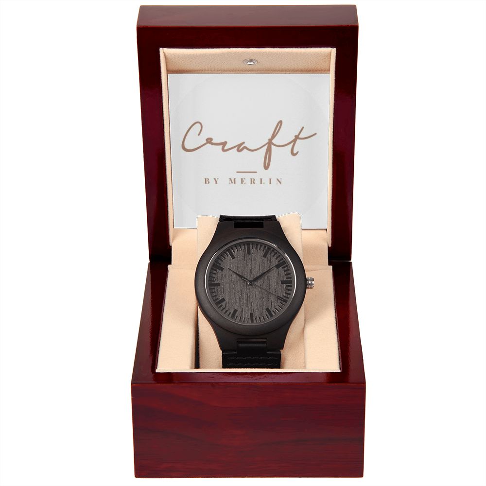 Craft Mahagony Wooden Watch