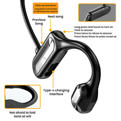 Wireless Bluetooth Headset bone conduction