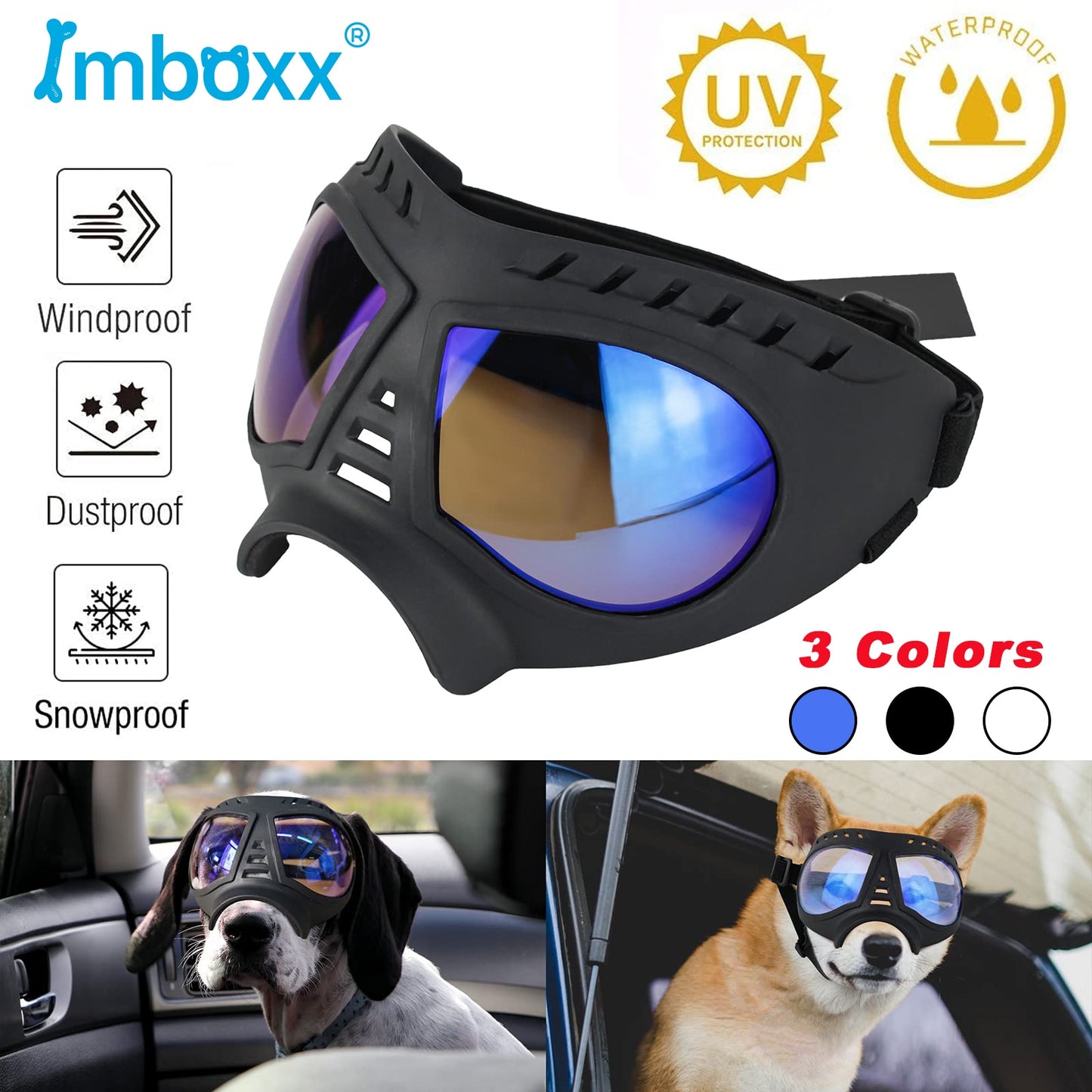 Lunettes pour chiots à monture souple