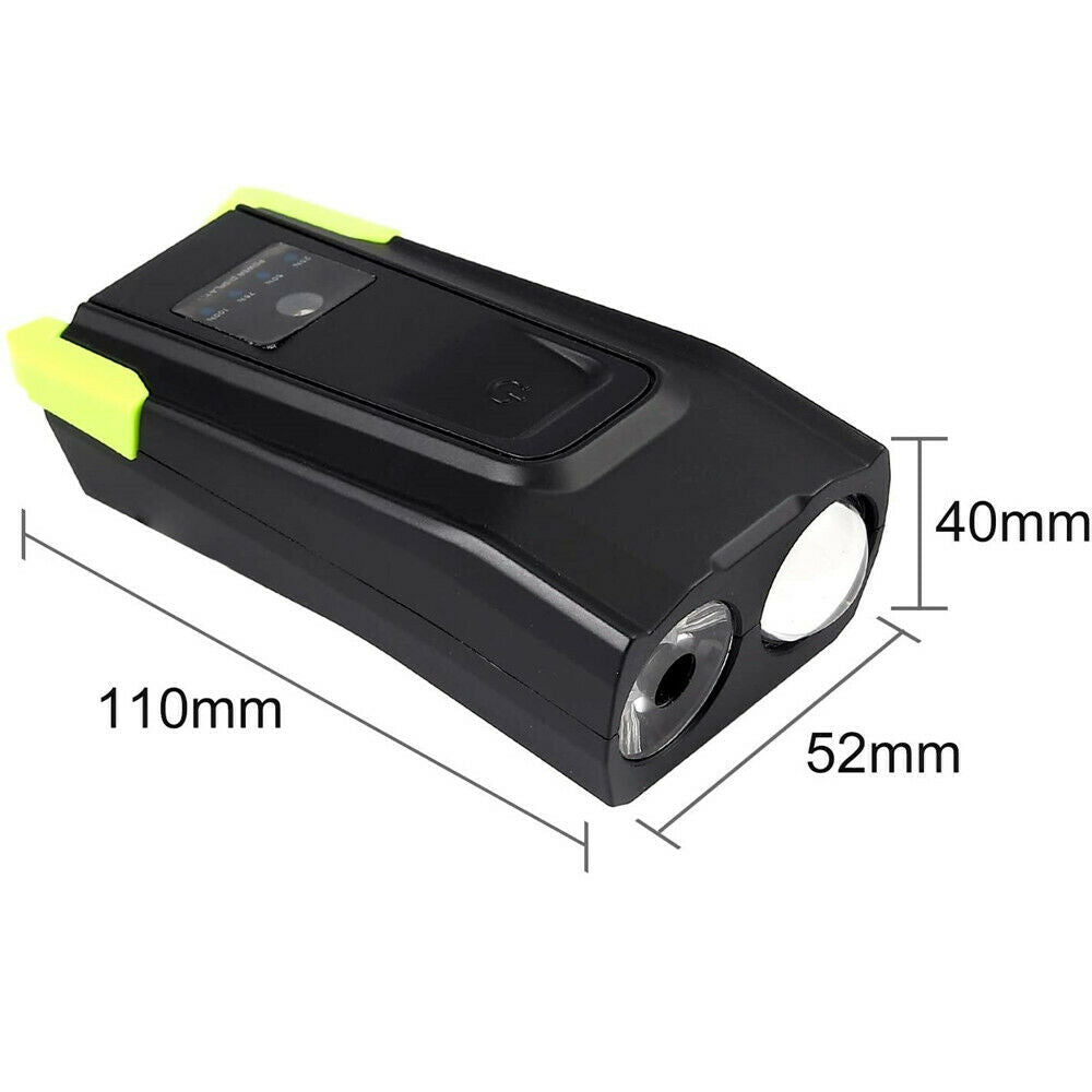 USB Rechargeable LED Bicycle Headlight With Horn