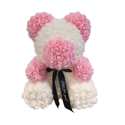 Rose Bear Heart Artificial Flower