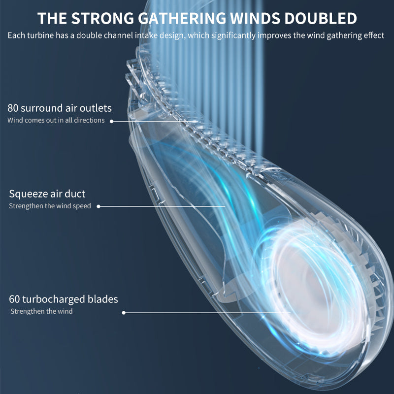 Hanging Neck Foldable Fan - Excaliburs Legend