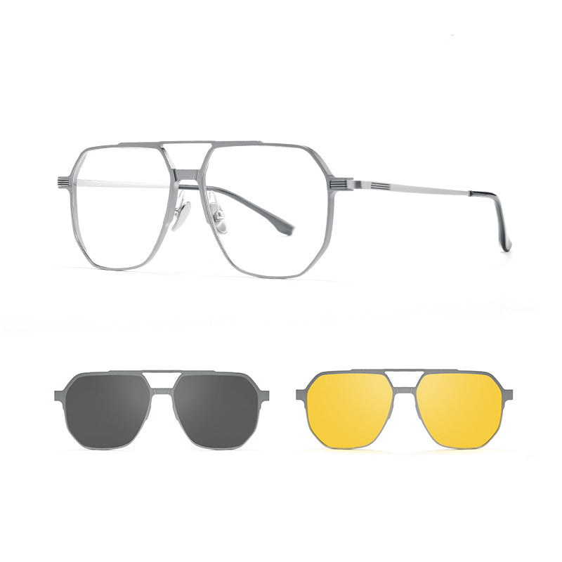 Polarizing Mirror Large Frame Sunglasses