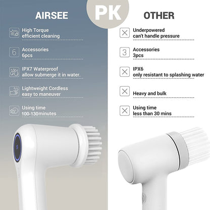 Multifunctional Electric Spin Scrubber