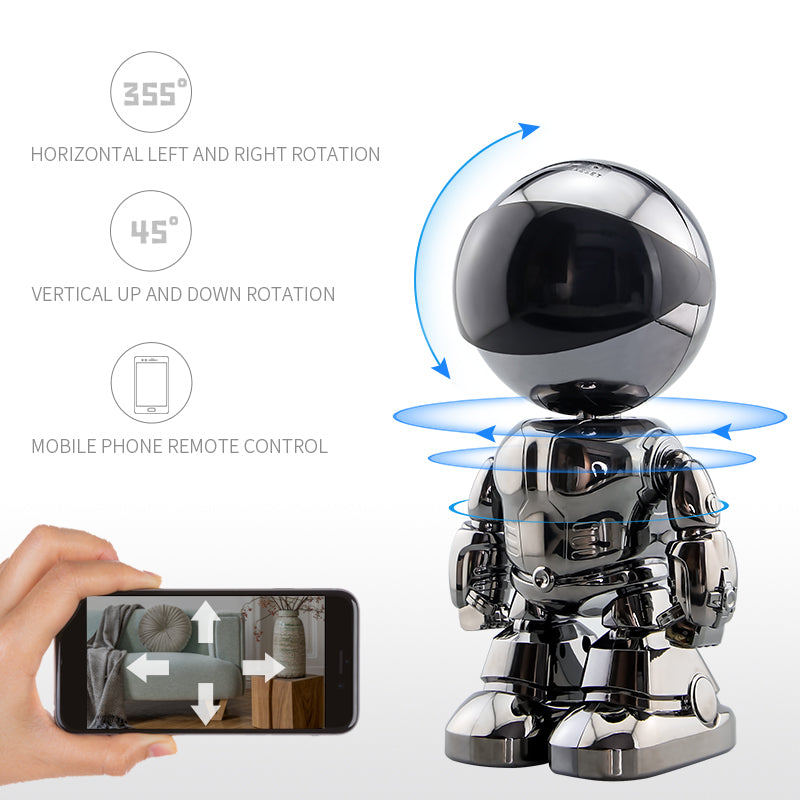 Wireless 360 Degree Panoramic Camera  Robot