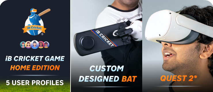 Merlin VR Cricket Home Edition including IB bat - Excaliburs Legend