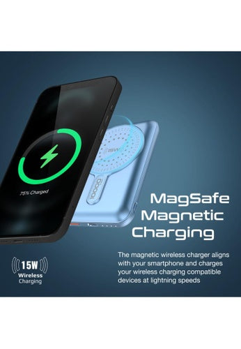 MERLIN Bolt Max Power 10K Wireless Power Bank MagSafe Compatible